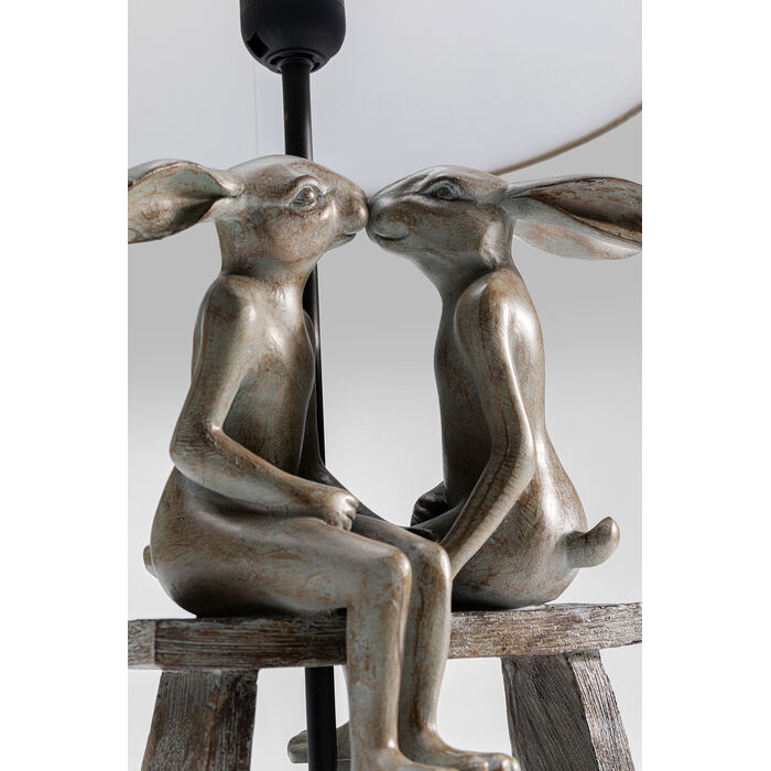 [53542] Ширээний Гэрэл Амьтны Туулай Хайр 53cm - 3