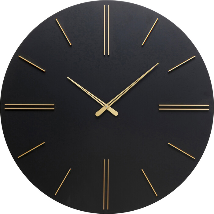 Ceas de Perete Luca Black Ø70cm