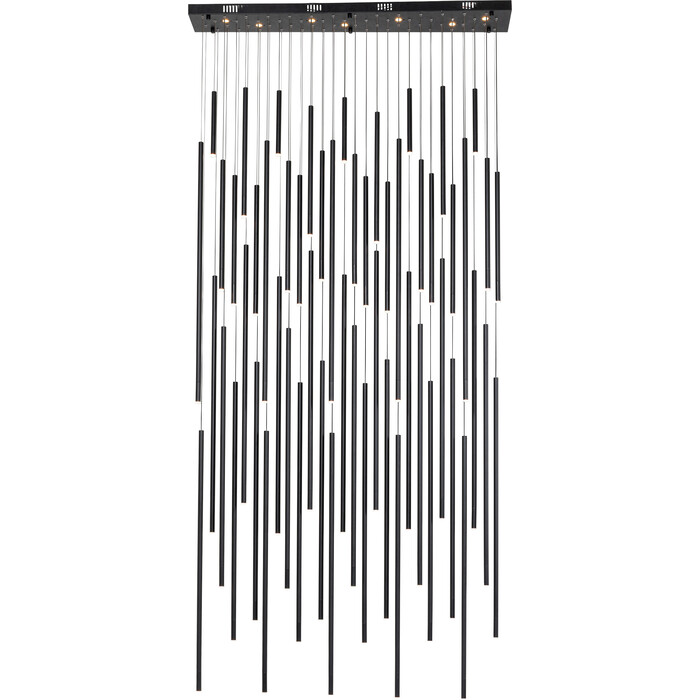 Pendant Lamp Living Vegas Deluxe Black Matt LED