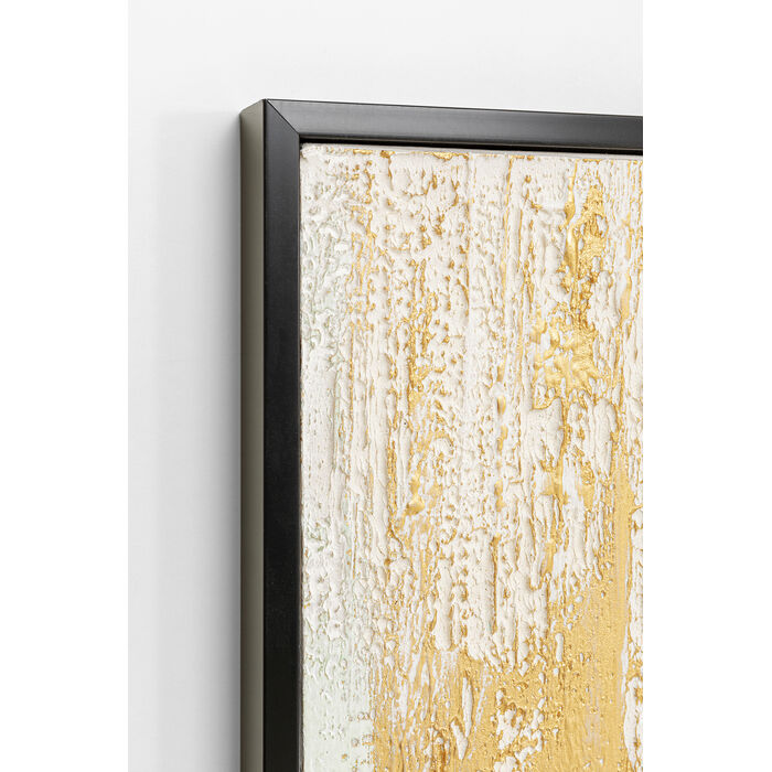 [53698] Tableau encadré Abstract blanc 80x120cm - 3