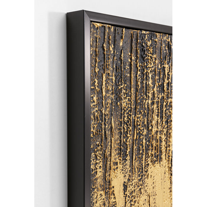 [53699] Pikturë e Framed Abstract Black 80x120cm - 3