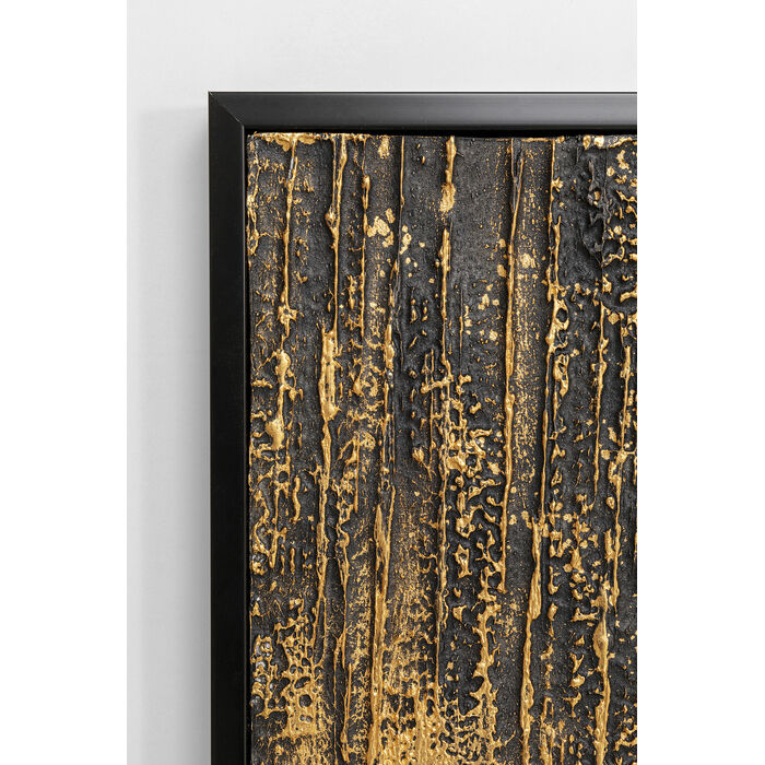 [53699] Pikturë e Framed Abstract Black 80x120cm - 4