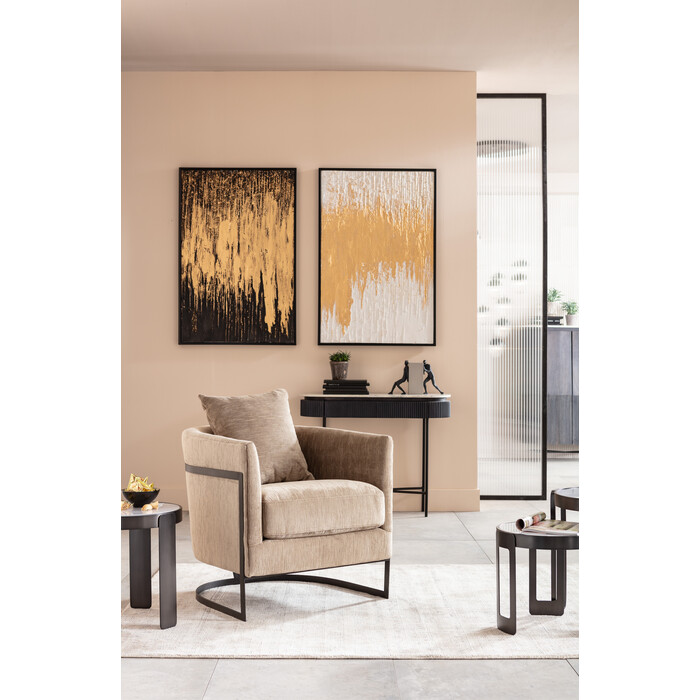 [53699] Pikturë e Framed Abstract Black 80x120cm - 2