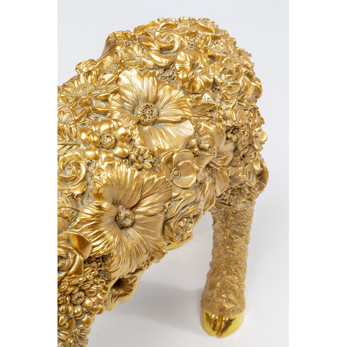 [53707] Lámpara mesa Animal Flower Sheep oro 36cm - 4