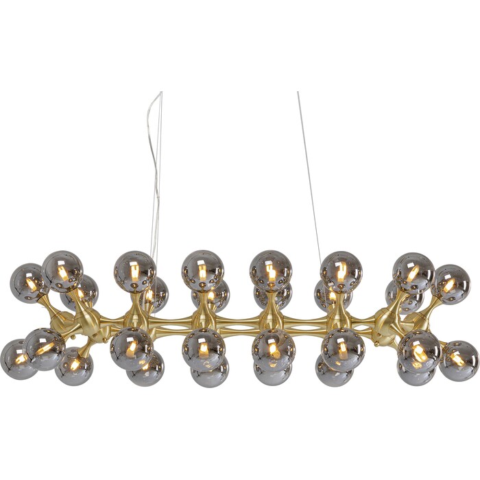 Pendant Lamp Atomic Balls Brass 140cm