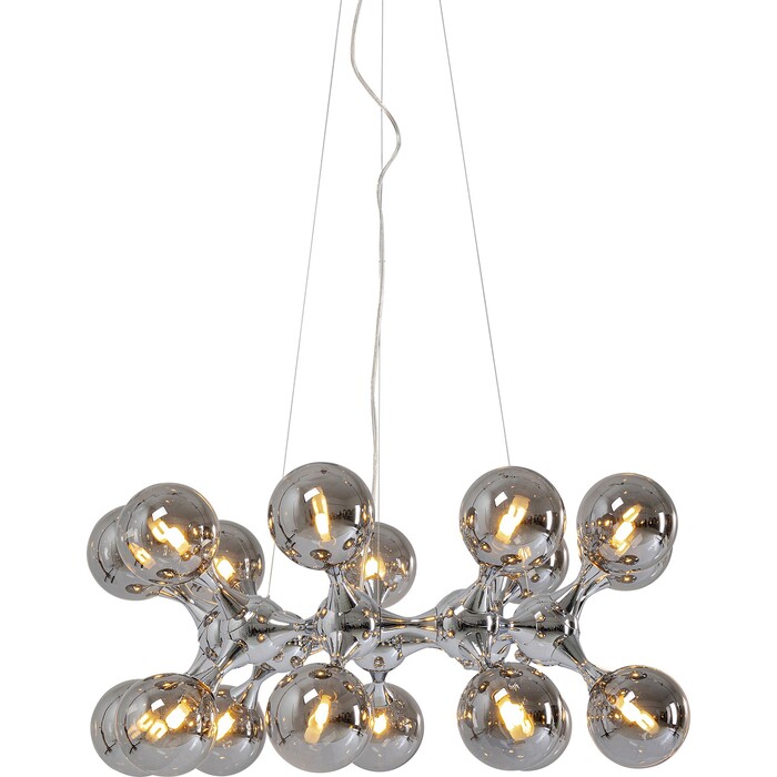 Pendant Lamp Atomic Balls Silver Ø74cm
