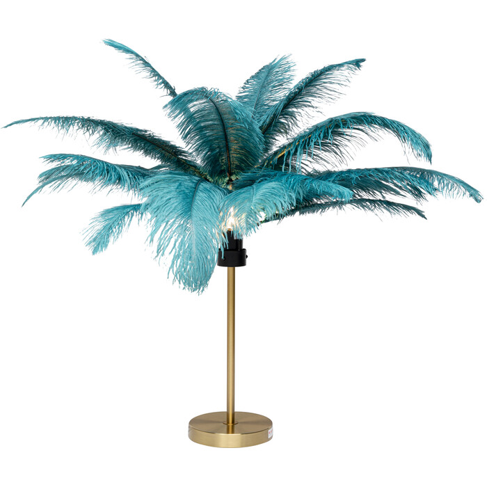 Table Lamp Feather Palm Green 60cm