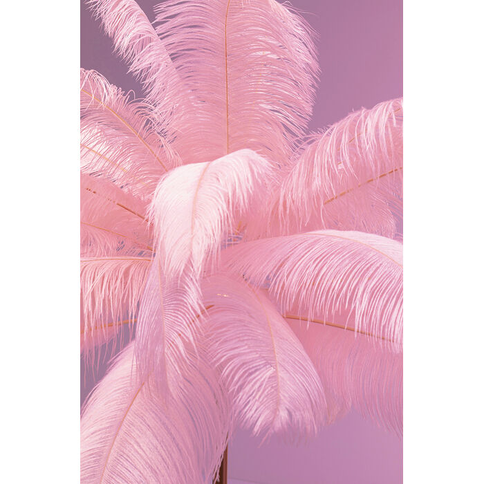 [53748] Lámpara pie Feather Palm rosa 165cm - 3