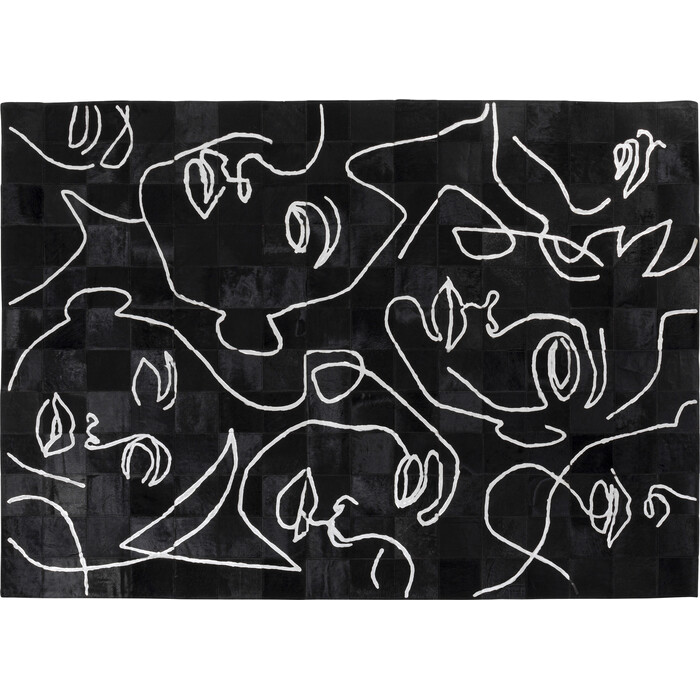 [53759] Carpet Art Faces 170x240cm