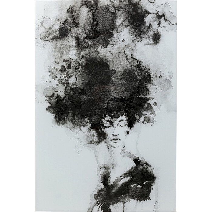 Cuadro cristal Smokey Hair 100x150cm