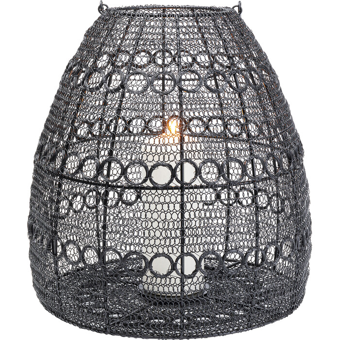 Lantern Hayat Cone Black 37cm