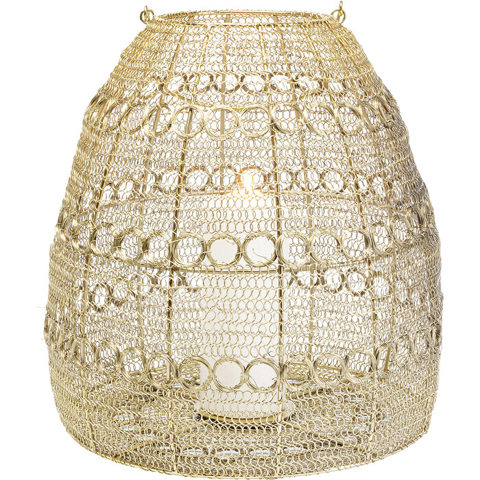 Lantern Hayat Cone Brass 37cm