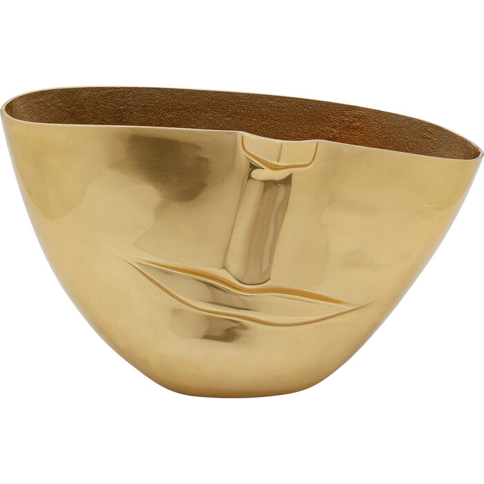 Vase Half Face doré 46cm