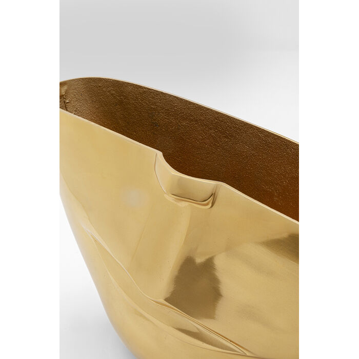 [53915] Vase Half Face doré 46cm - 4