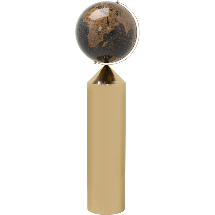 [53924] Deco Object Globe Top Gold 132cm