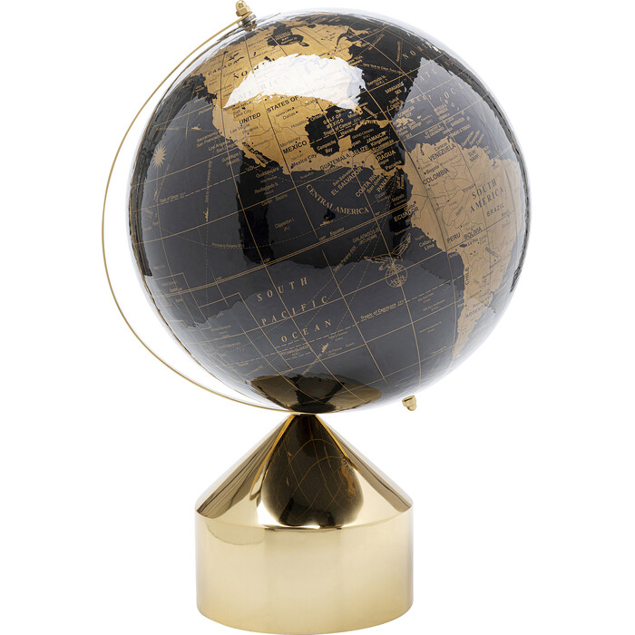 Objeto deco Globe Top oro 47cm