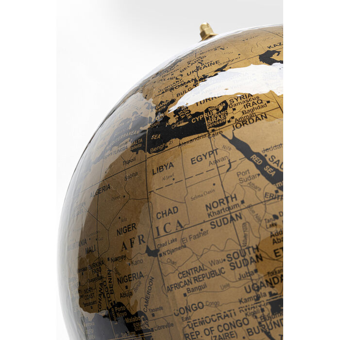[53926] Deco Object Globe Top Gold 47cm - 4