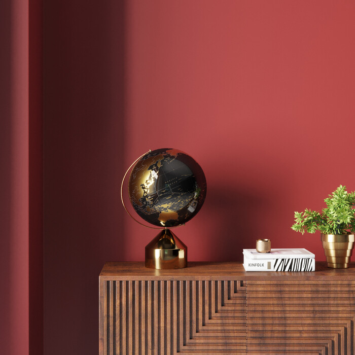 Objeto deco Globe Top oro 47cm