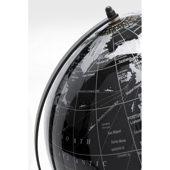 [53927] Objeto deco Globe Top negro 40cm - 3
