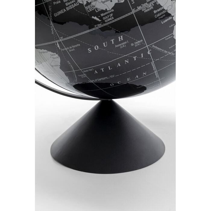 [53927] Objeto deco Globe Top negro 40cm - 4