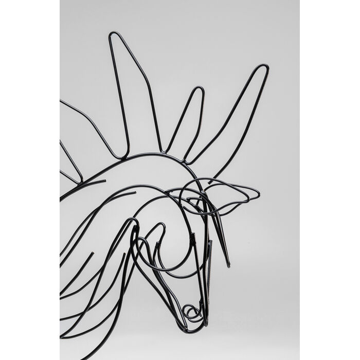 [53944] Objet décoratif Wire Horse 51cm - 3