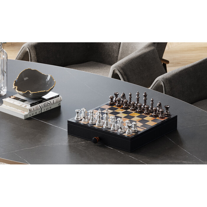 Deco Object Chess Antique 36x33cm