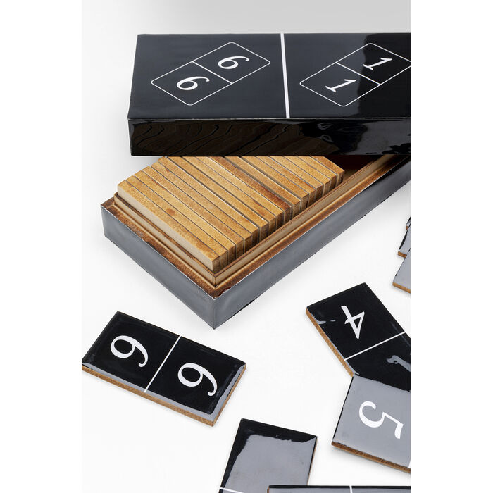 [53962] Deco Object Domino Black 24x7cm - 3