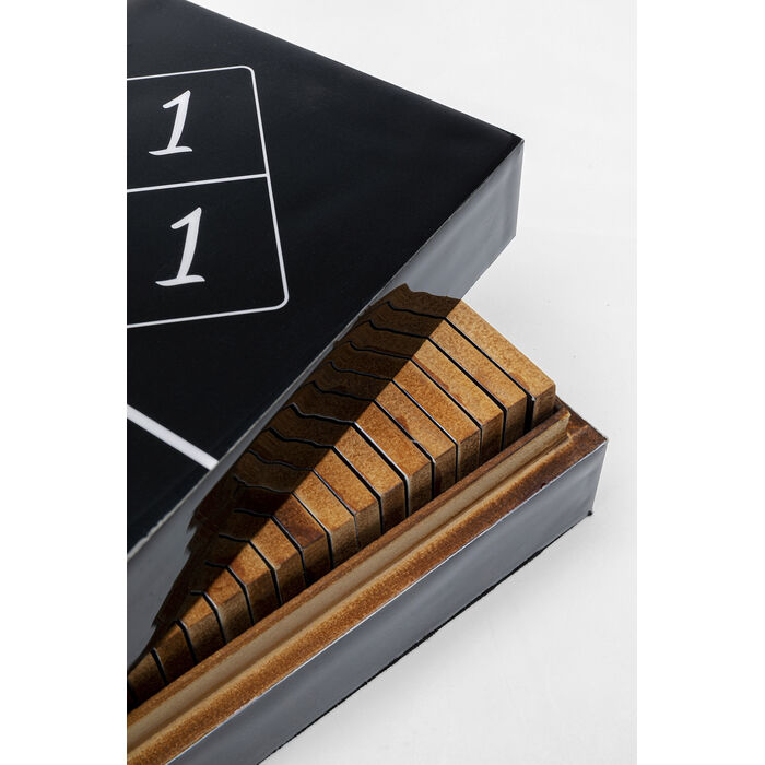 [53962] Deco Object Domino Black 24x7cm - 4