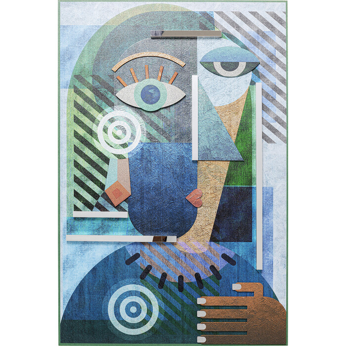 Cuadro Geometric Woman 100x150cm
