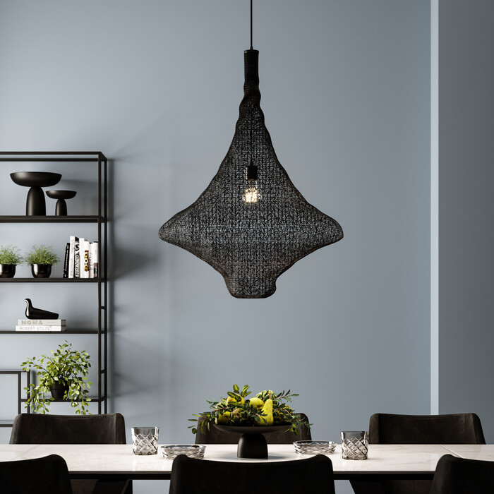 [54114] Lámpara Cocoon negro Ø89cm - 1