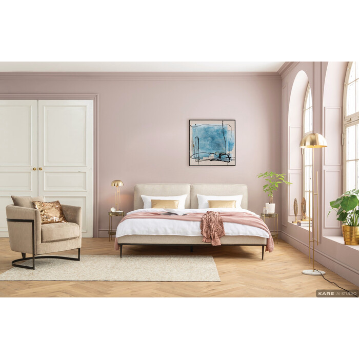 [54196] Cuadro Dust azul 100x100cm - 1