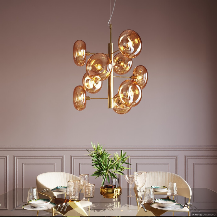 Pendant Lamp Headlight Brass