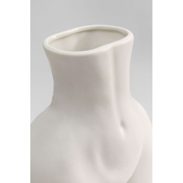 [54234] Vase Donna blanc 22cm - 3