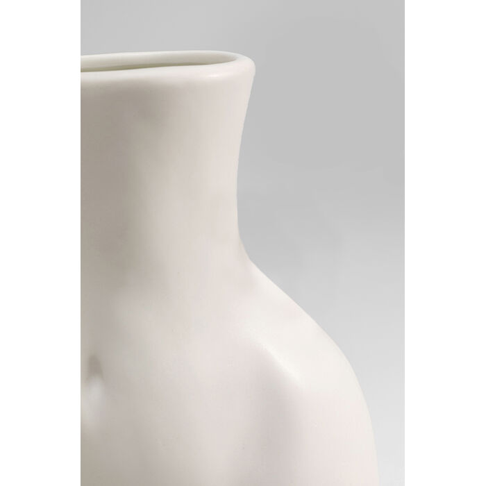 [54234] Vase Donna blanc 22cm - 4