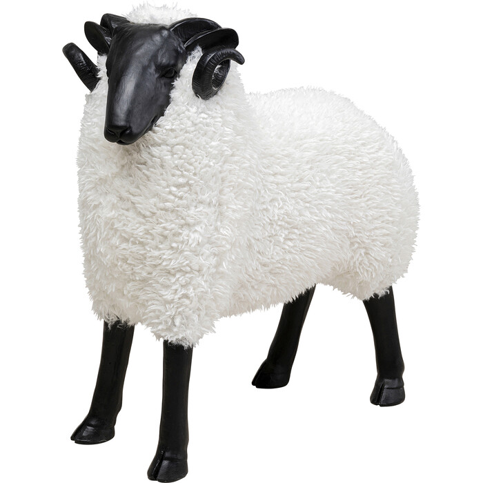 [54258] Figura Deco Bathilde Blanco 78cm
