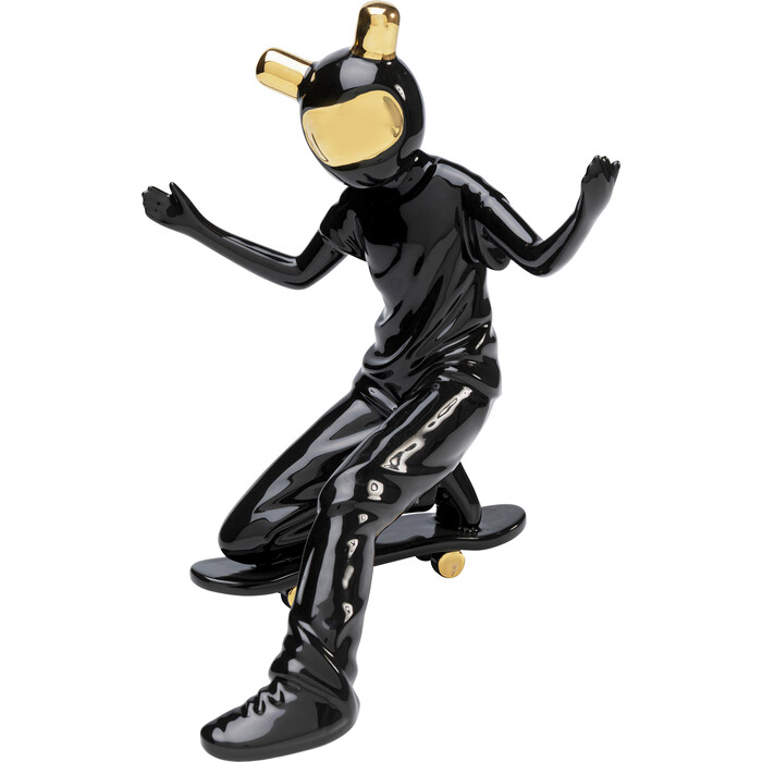 Figura deco Skating Astronaut negro