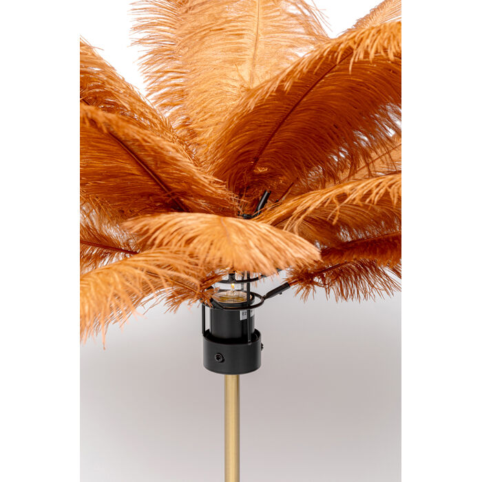 [54548] Table Lamp Feather Palm Rusty Red 60cm - 3