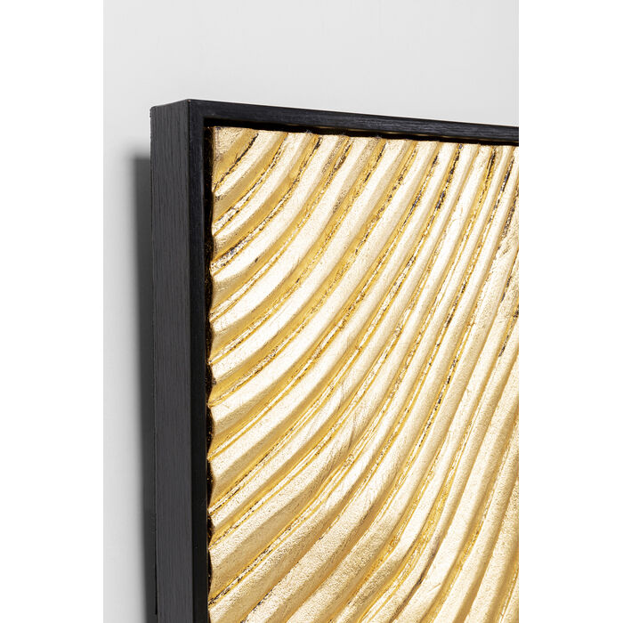 [54796] Object Picture Wave Gold (2/Set) - 3