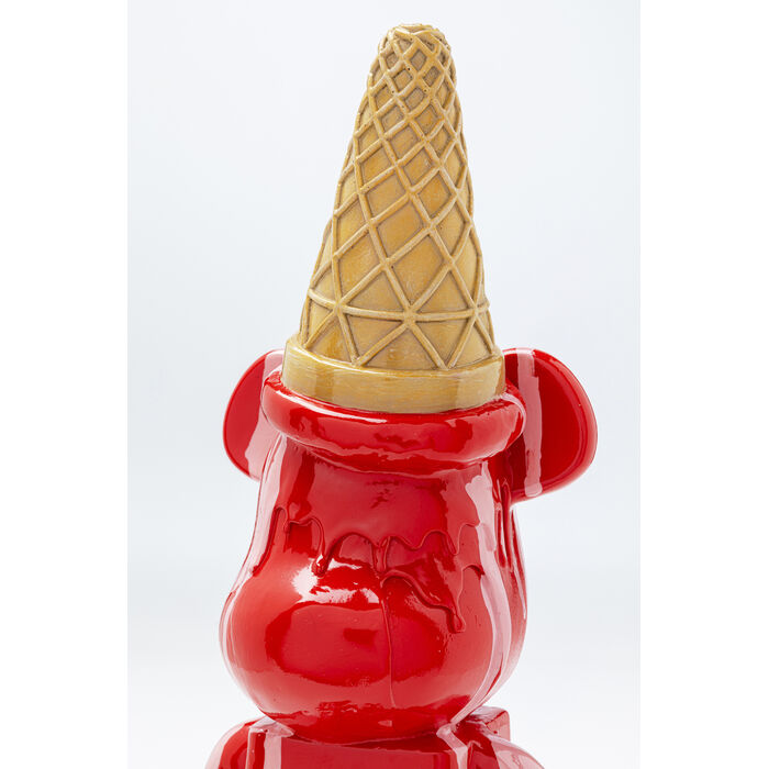 [54806] Deco Figurine Gelato Bear Red 40cm - 3