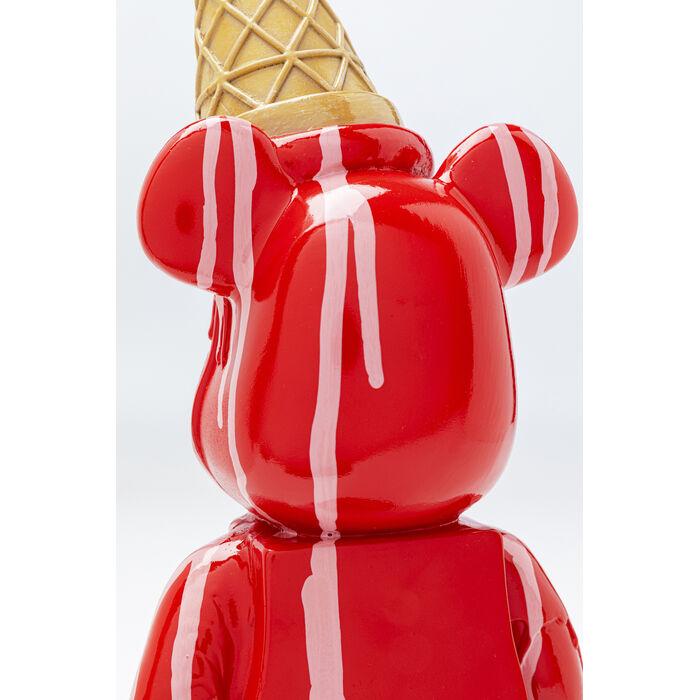 [54806] Deco Figurine Gelato Bear Red 40cm - 4