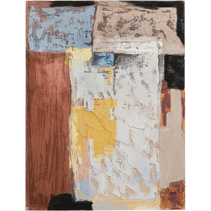 Tableau sur toîle Art Splash orange 90x120cm