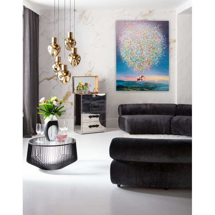 Cuadro lienzo Flying Elephant At Night 120x160cm