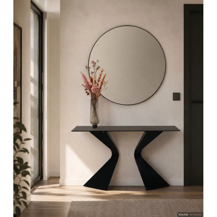 Vase Noble Ring marron mat 40cm