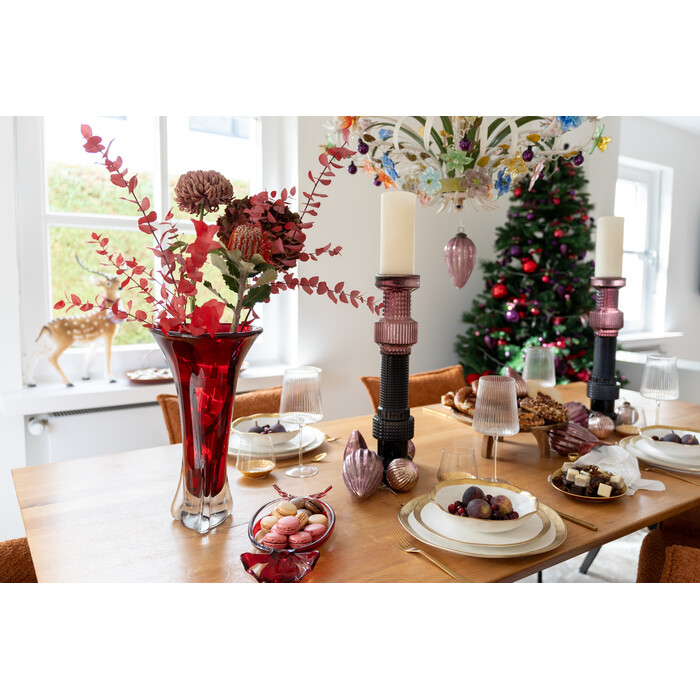 Candle Holder Marvelous Duo Pink Grey 49cm