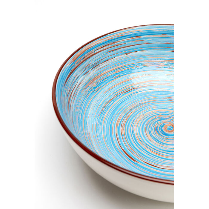 [55100] 碗 Swirl Blue Ø22cm - 4