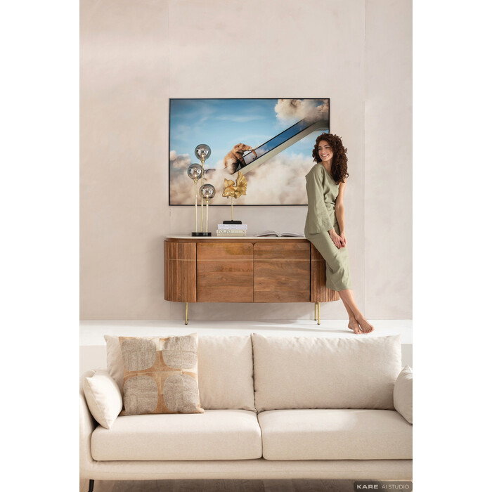[55421] Framed Picture Elephant In The Sky 150x100cm - 2