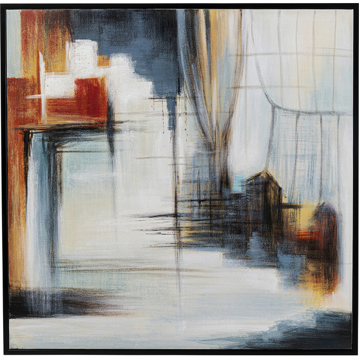 [55432] Tableau encadré Visione Front 100x100cm