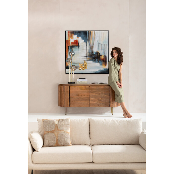 [55432] Tableau encadré Visione Front 100x100cm - 1