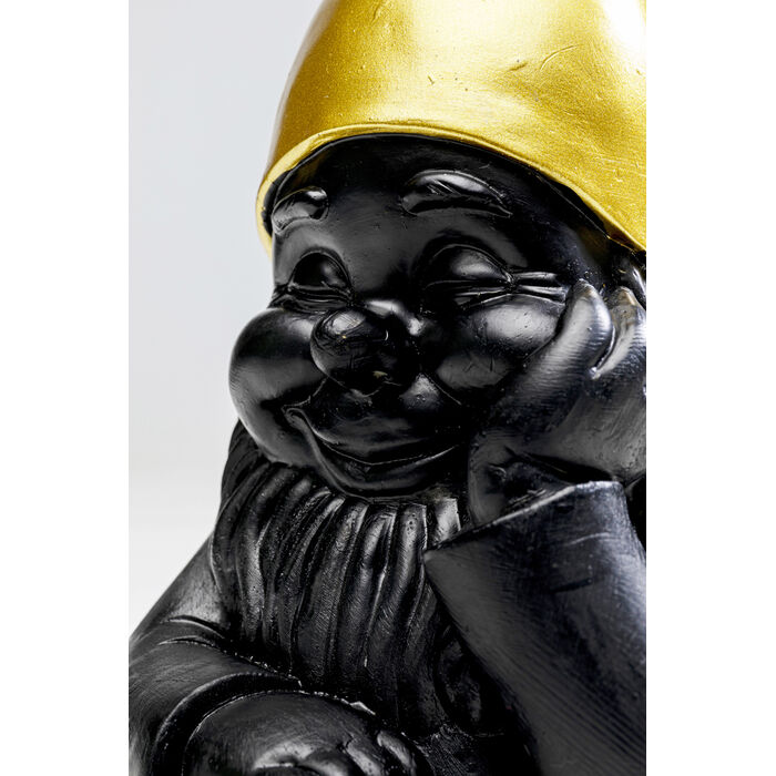 [55514] Deco Figurine Gnome Black 21cm - 3