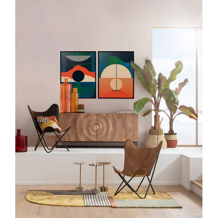 [55655] Framed Picture Sunset 75x100cm - 2